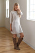 Cream Sweater Dress