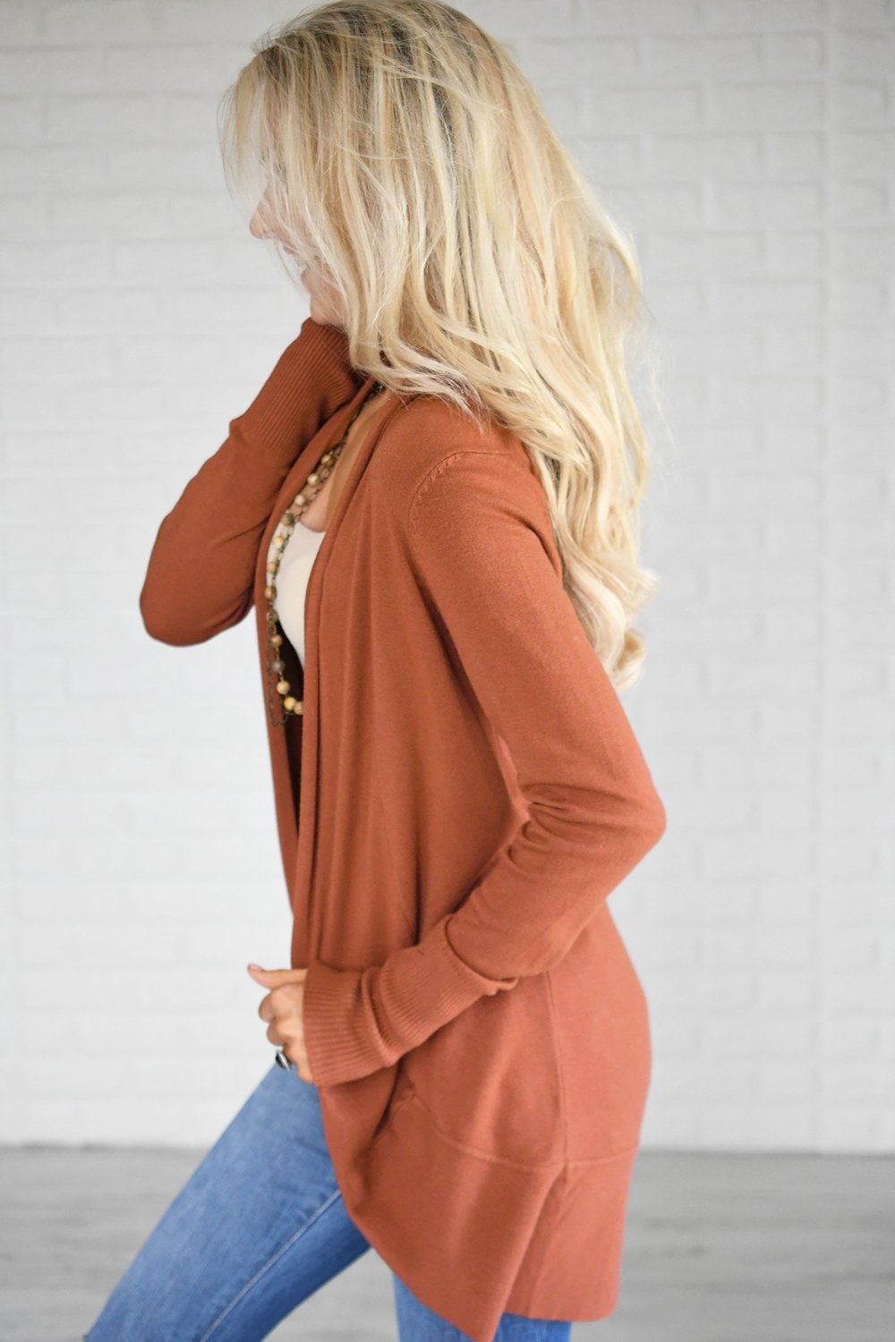 Burnt Clay Cardigan