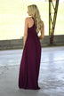 Burgundy Maxi Tank Dress
