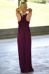 Burgundy Maxi Tank Dress