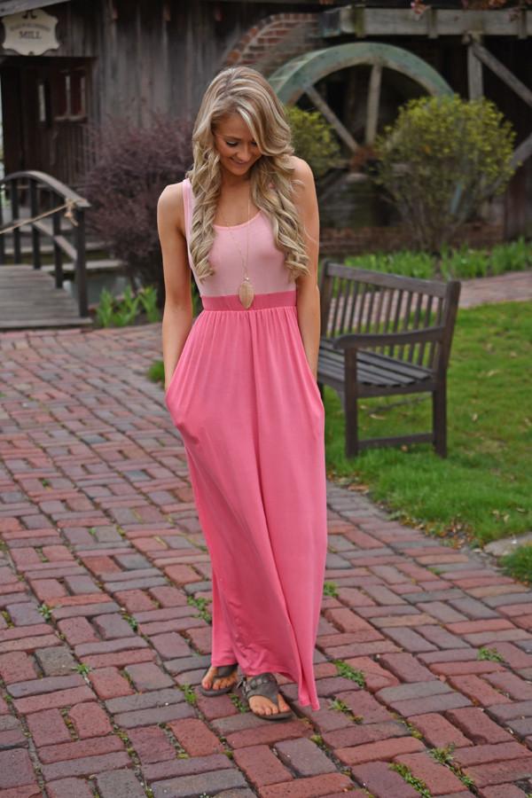 Whisper in the Wind Maxi ~ Pink
