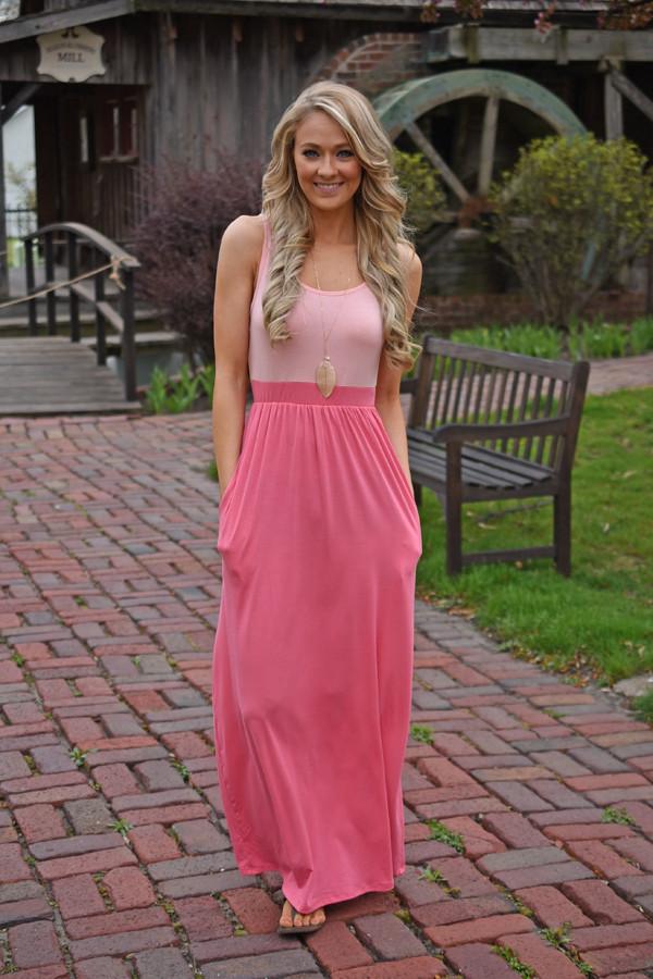 Whisper in the Wind Maxi ~ Pink