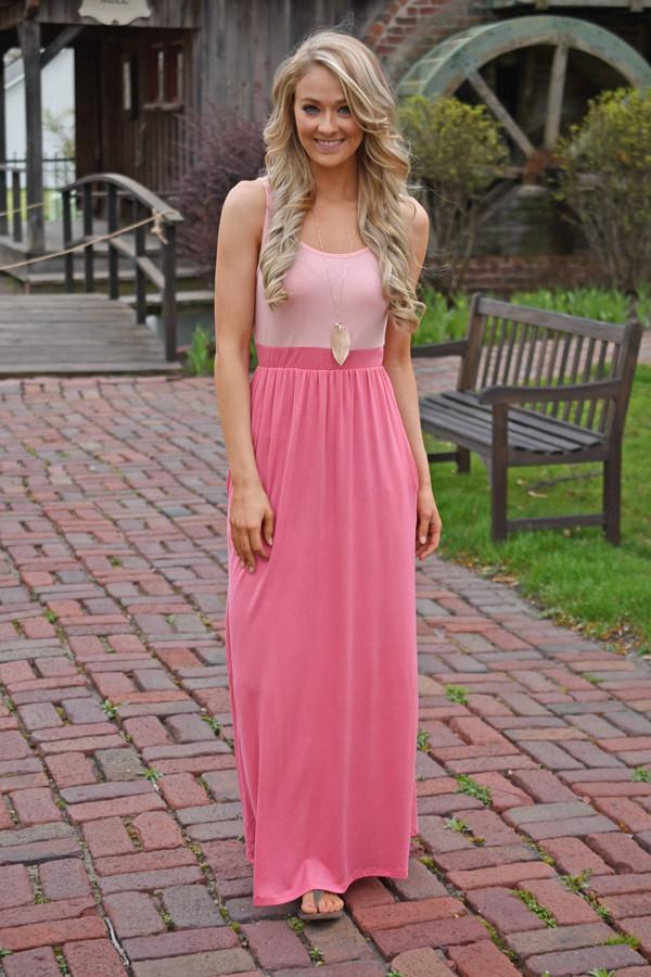 Whisper in the Wind Maxi ~ Pink