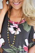 Chain & Bead Necklace