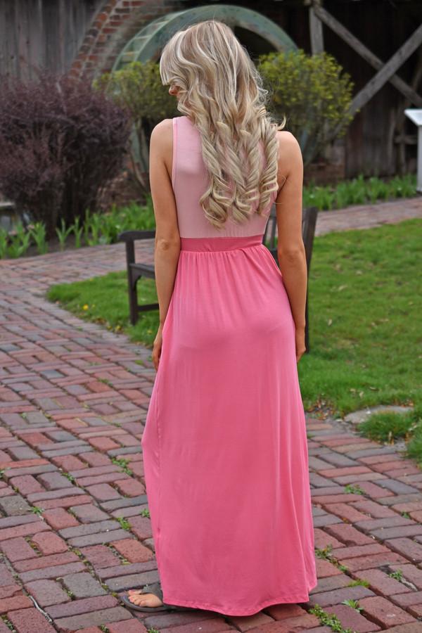 Whisper in the Wind Maxi ~ Pink