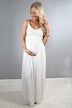 All Ruffled Up Maxi ~ White