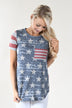 Stars & Stripes Pocket Top