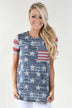 Stars & Stripes Pocket Top