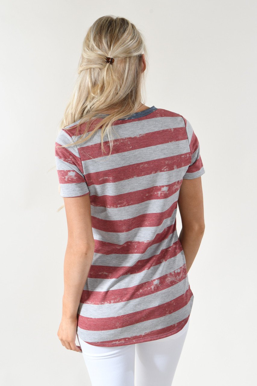 Stars & Stripes Pocket Top