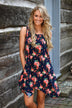 Flirty in Floral Dress