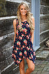 Flirty in Floral Dress