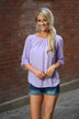 Light Lilac Sheer Top