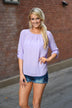 Light Lilac Sheer Top