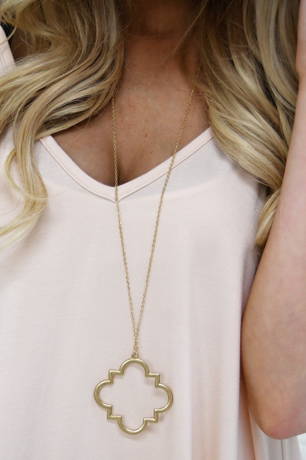 Geo Necklace - Gold