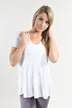 Be My Baby Top ~ White