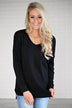 You Make My Dreams Sweater Top ~ Black