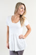 Be My Baby Top ~ White
