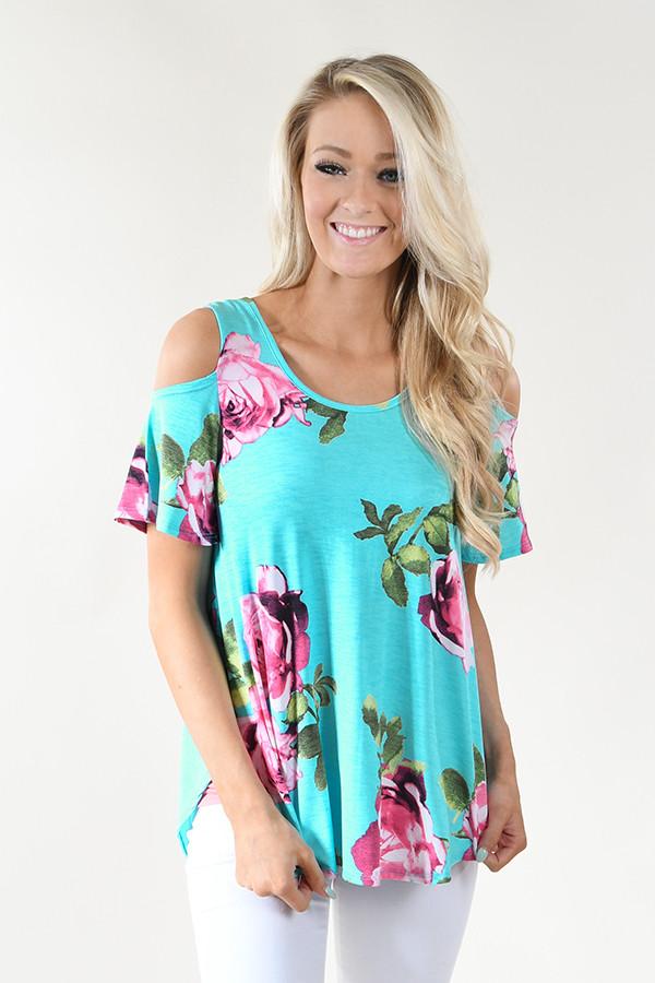 Shine Bright - Teal Floral