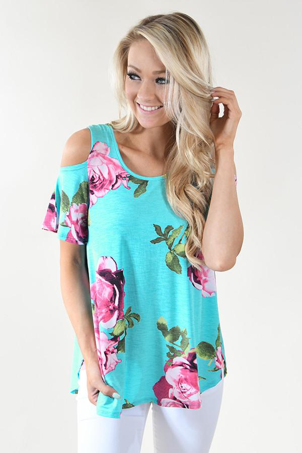 Shine Bright - Teal Floral