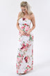 Summer Lovin' Strapless Maxi Dress ~ Ivory