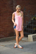 On the Run Tank Top - Pink Stripes