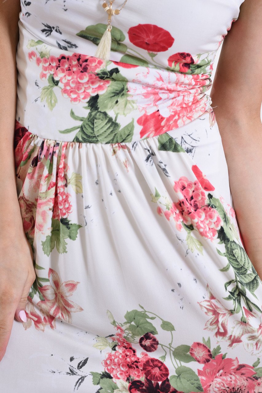 Summer Lovin' Strapless Maxi Dress ~ Ivory