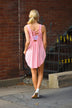On the Run Tank Top - Pink Stripes