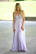 All Ruffled Up Maxi Dress ~ Light Purple