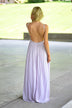 All Ruffled Up Maxi Dress ~ Light Purple