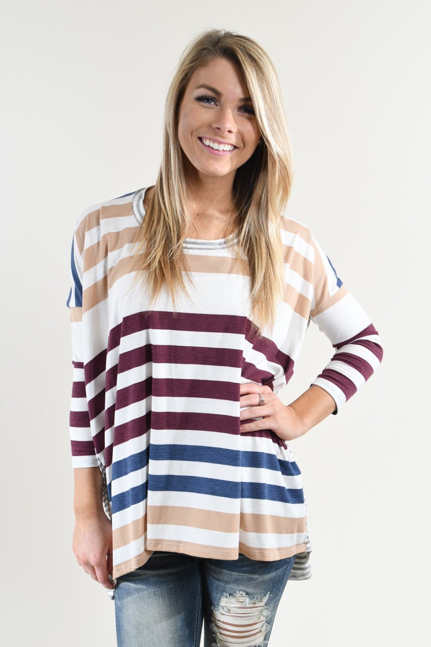 Color My World Striped Top