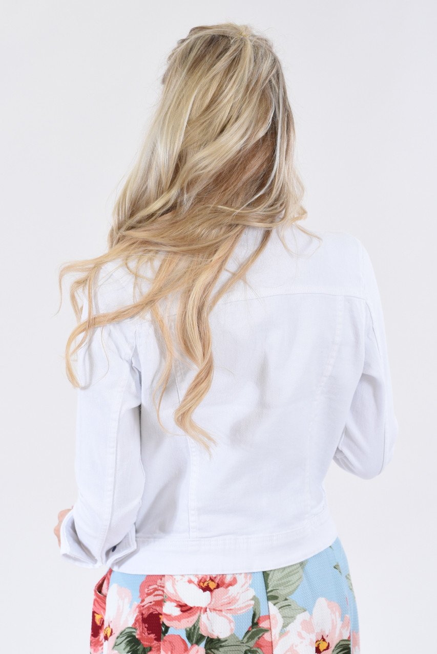 White Jean Jacket