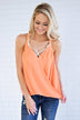 Lucky Tank Top ~ Creamsicle
