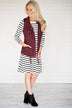 Essential Fall Vest - Burgundy