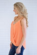 Lucky Tank Top ~ Creamsicle