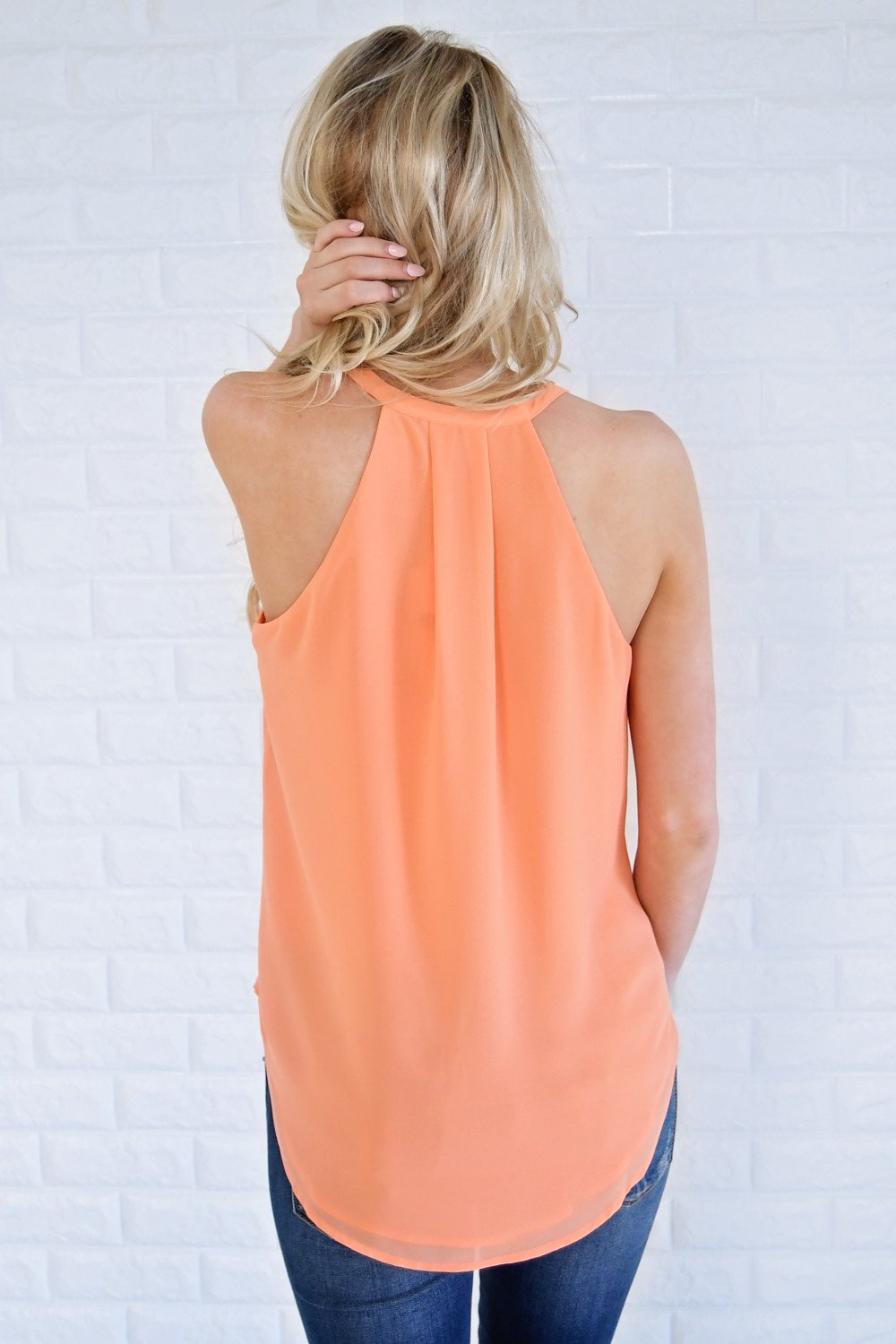 Lucky Tank Top ~ Creamsicle