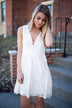 The Good Side Dress ~ Cream