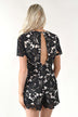 Lush - Black Lace Romper
