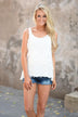 White Crochet Top