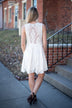 The Good Side Dress ~ Cream
