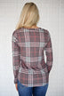 Perfectly Plaid Long Sleeve Top ~ Shades of Pink