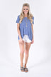 Going to the Navy Striped Top
