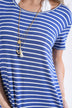 Going to the Navy Striped Top