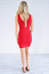 Seamless Tank Layering Dress - Firecracker Red