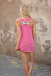 Put a Bow on it Floral Striped Tank