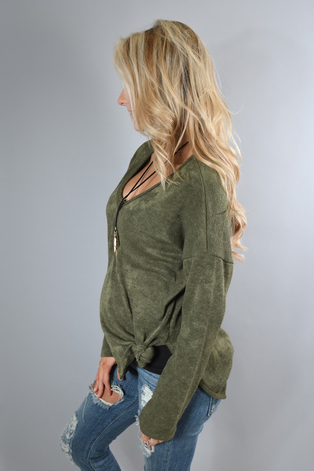 Olive Suits You Sweater