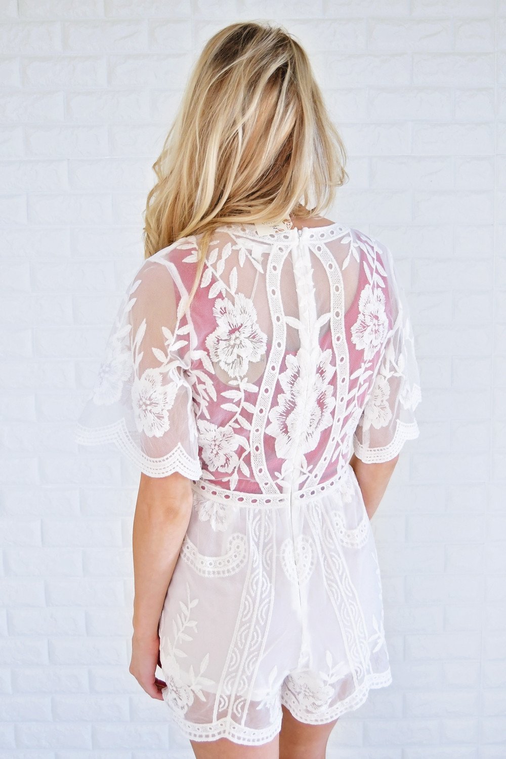 Soon to be Mrs. ~ Lace Romper