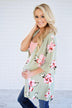 Mint Floral Kimono