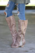 Sassy Classy in Taupe Boots
