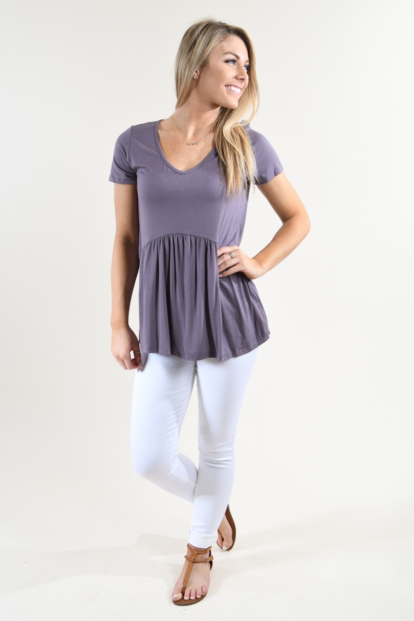 Be My Baby Top ~ Lavender