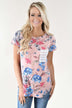 Favorite Pocket Top ~ Pink Floral